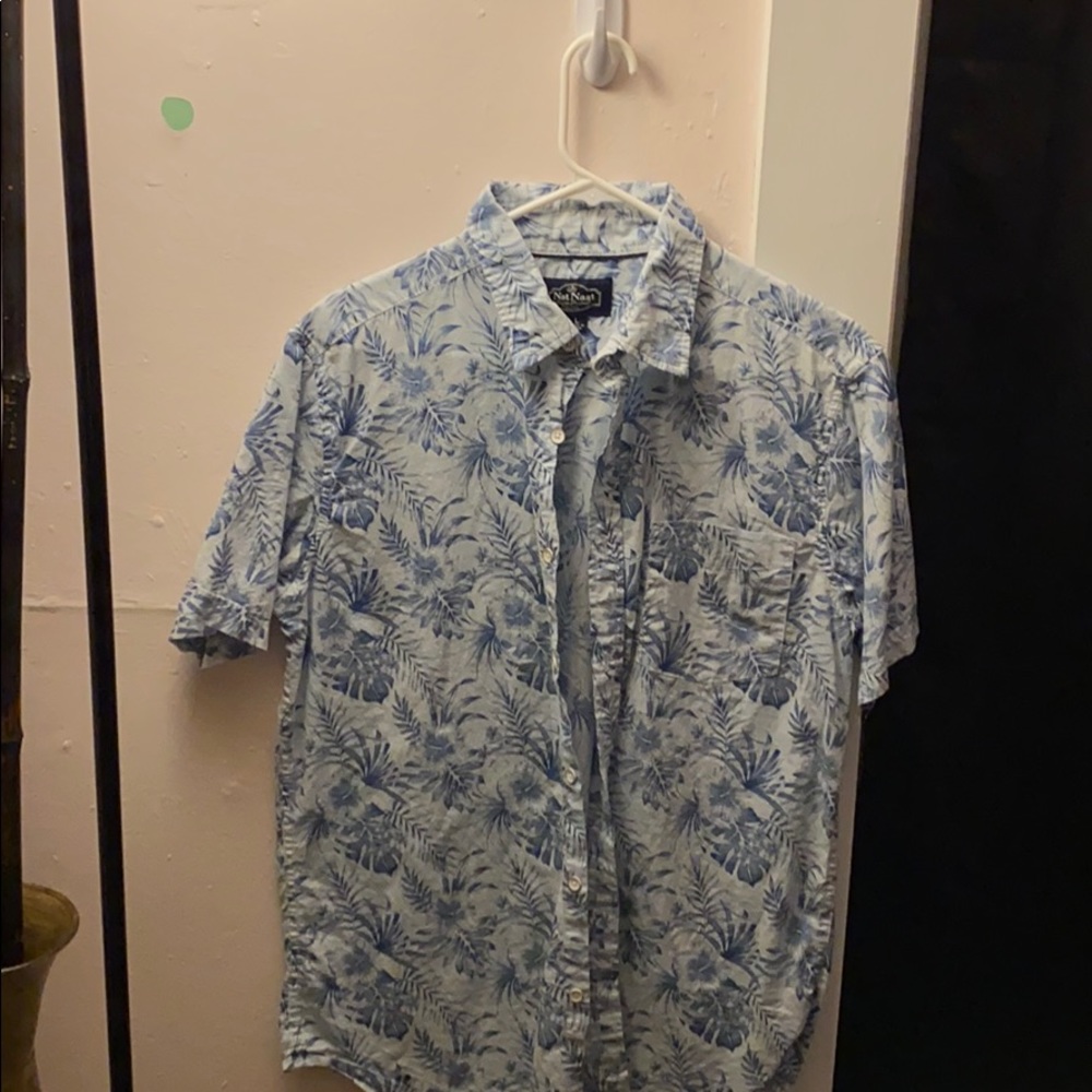 Nat nast Hawaiian polo size large